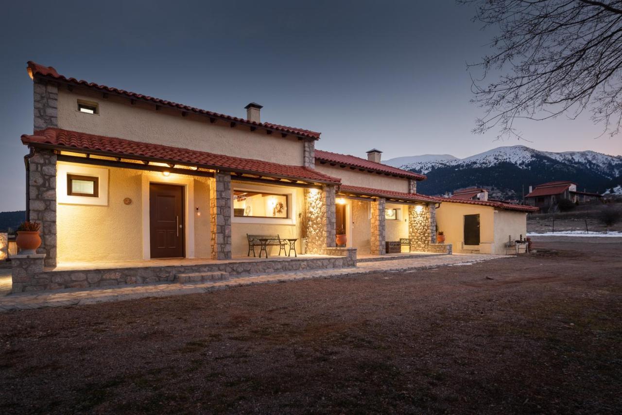 Chalet Renata 1 Livadi Arachovas Kalívia Dış mekan fotoğraf