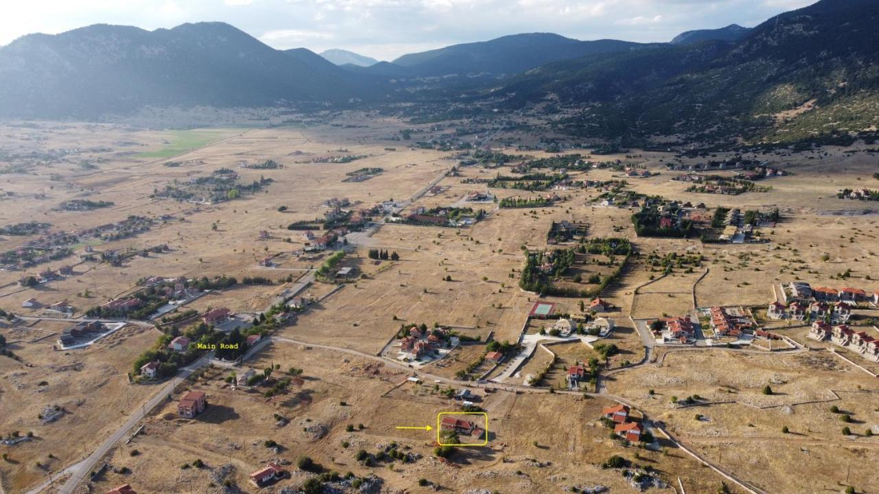 Chalet Renata 1 Livadi Arachovas Kalívia Dış mekan fotoğraf