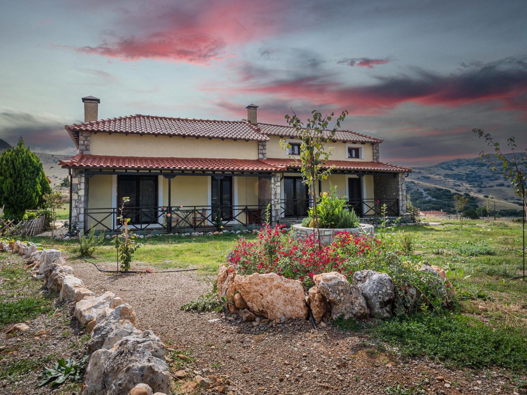 Chalet Renata 1 Livadi Arachovas Kalívia Dış mekan fotoğraf