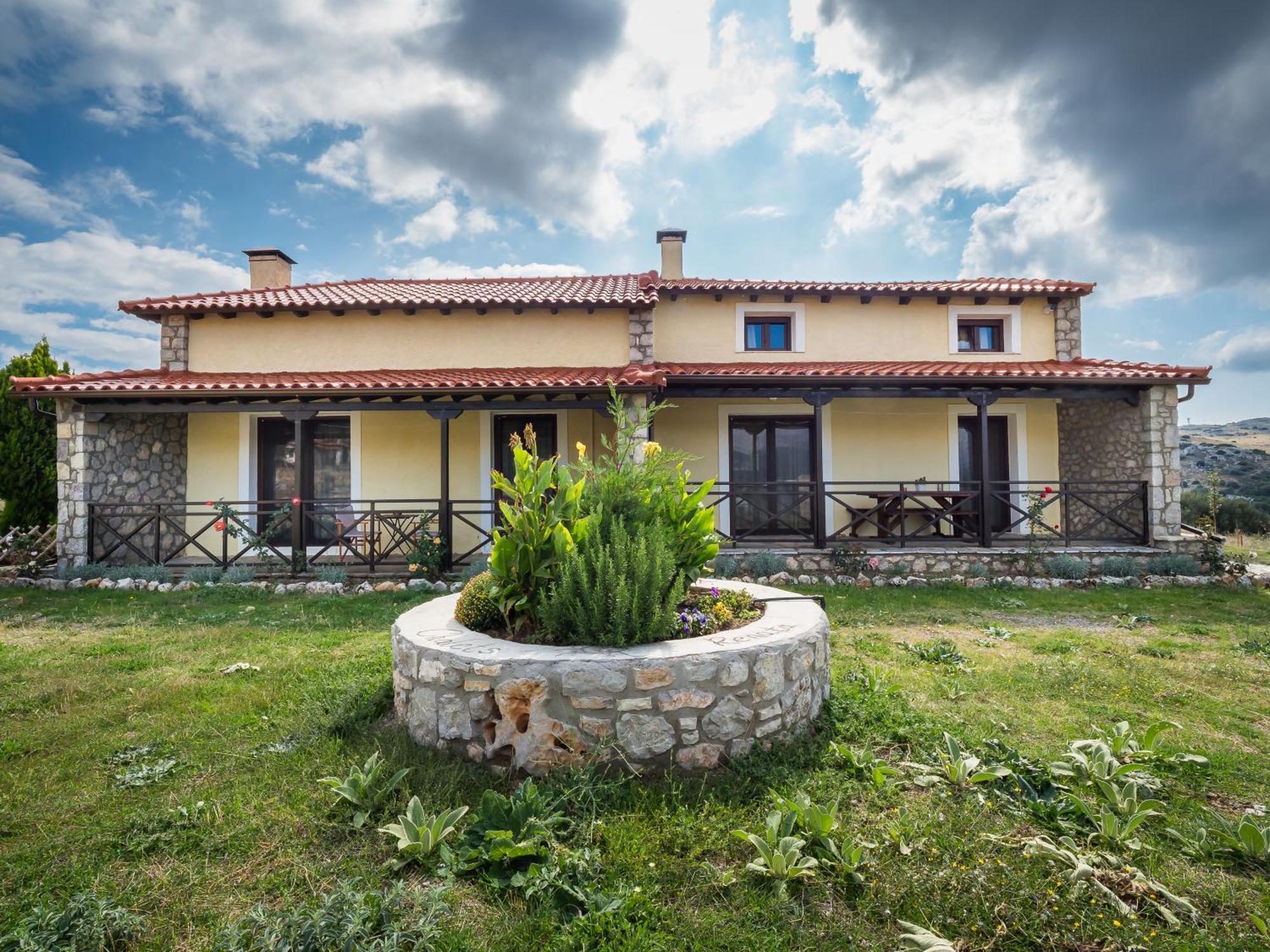Chalet Renata 1 Livadi Arachovas Kalívia Dış mekan fotoğraf